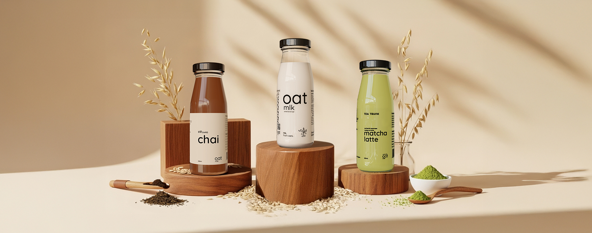Ceramic Bottles Mockup